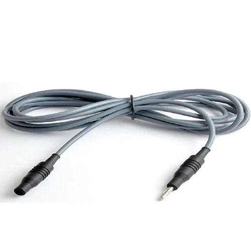 Electrosurgical Reusable Silicone Monopolar Cable / Cord For Monopolar Forceps
