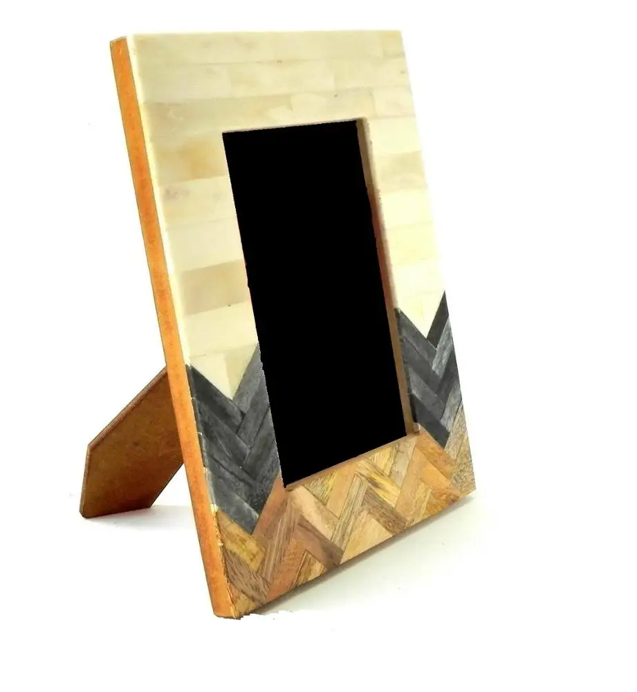 Bone Inlay Photo Frame Fancy Design Photo Frame for Home Decor Wall and Living Room Photo Picture Frames for Hot Sale Product