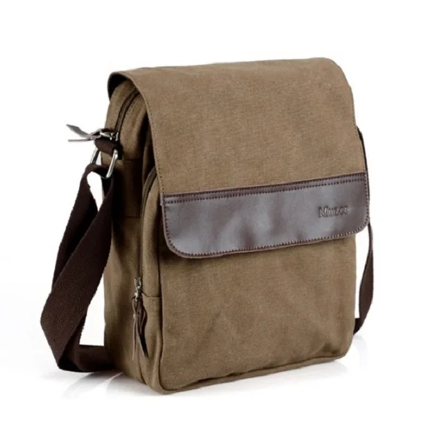 Eco-friendly OEM/ODM wash outdoor recycled canvas vintage retro backpack
