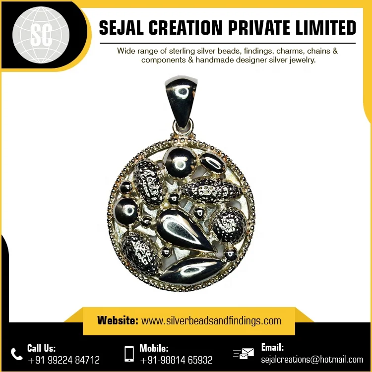 Indian Supplier 925 Sterling Silver Pendant
