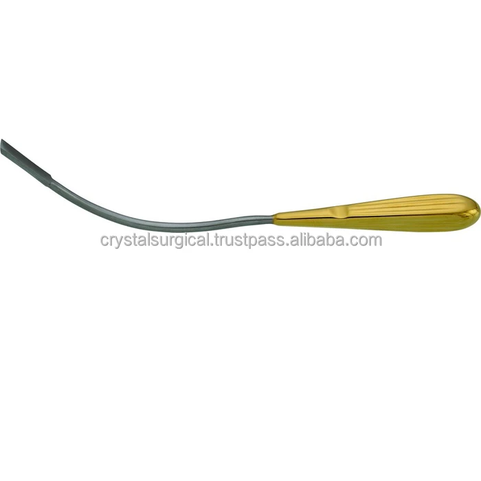 Nerve Hook Gold Plated Handle , Hook retractor For Surgery