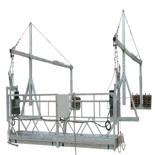 Рабочая высота 100 м ZLP630 подвесная платформа из алюминиевого сплава с подъемником LTD6.3