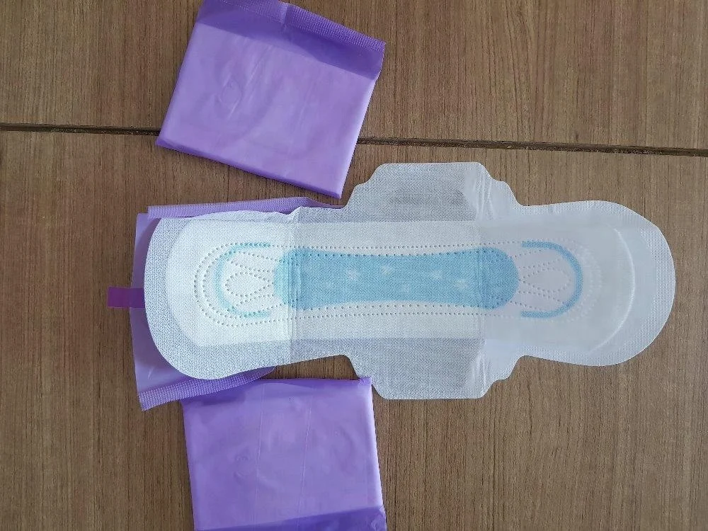 
High Quality Disposable Organic Cotton Sanitary Pads Pure Cotton Sanitary Napkins With Anion Chip Sanitary Pad 