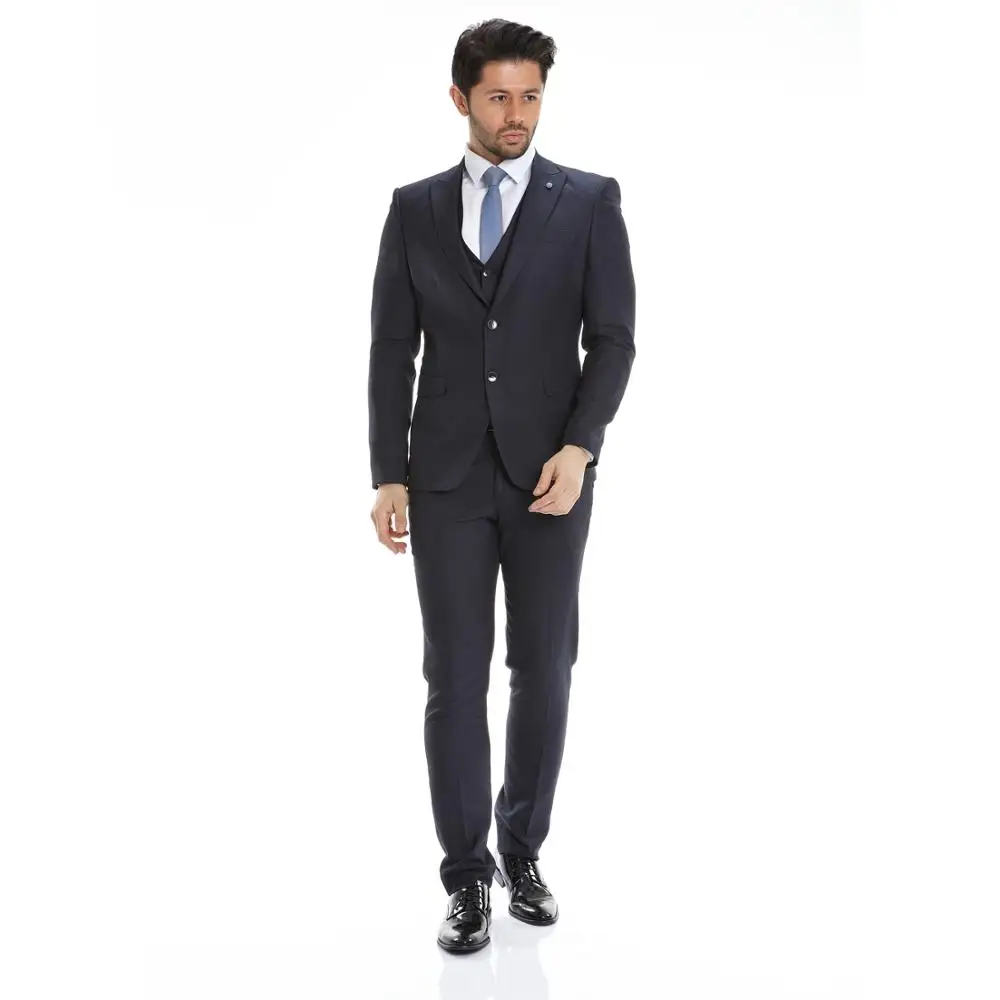 
Custom Made Italian Style Men Luxury Suit Fashion Stylish Business Suit 