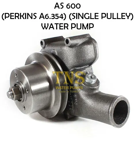 WATER PUMP FOR AS 600 (PERKINS A6.354) SINGLE PULLEY
