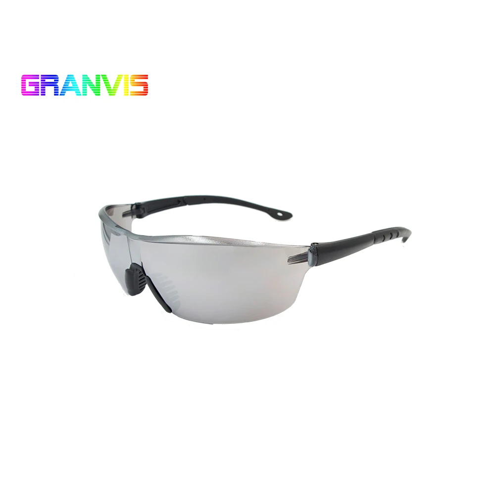 
Custom ce en166 and ansi z87.1 uv protective safety glasses with flexible temples  (50045990942)
