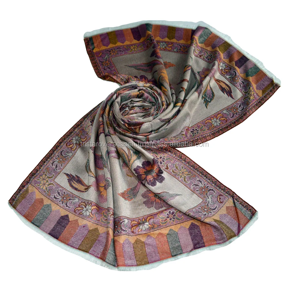 fine quality scarf with feel like silk made with pure micro modal yarn