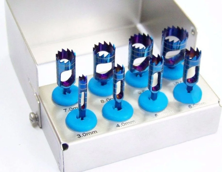 
Dental implants Terphine Drills set stainless steel 