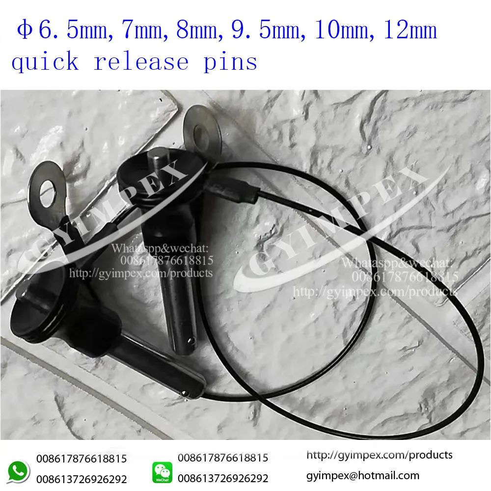 ball locking Stainless steel button type quick release pins 10*27mm