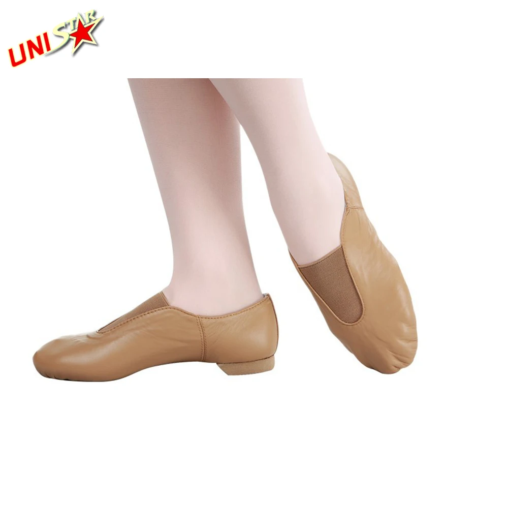 Hot Selling Dancing Leather Shoes Sheepskin Jazz Dance Shoes for Women Bags Fashion Black Cow OEM Training Fabric Packing Color