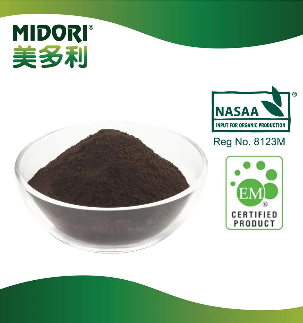 Wholesale Factory Price Midori Organic Fertilizer NPK333 NASAA and EM certified product 25kg and 50kg