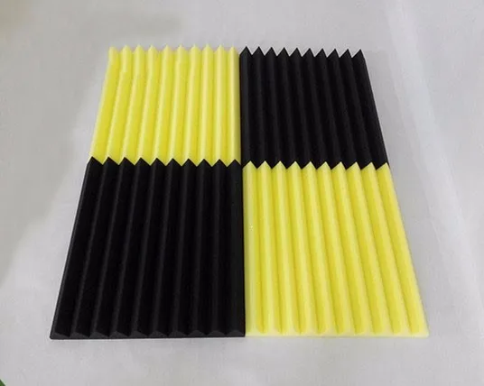 Egg crate shape sponge acoustic sound insulation