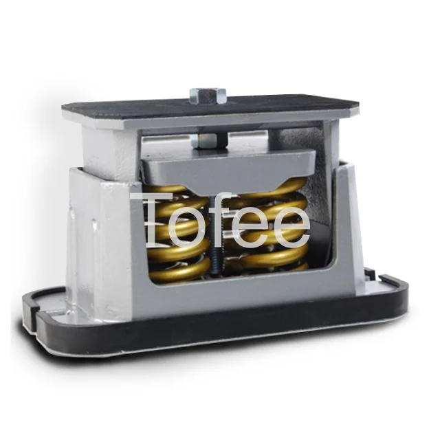 spring floor mount vibration isolators spring damper pipe vibration isolator for HVAC system using in Chillers