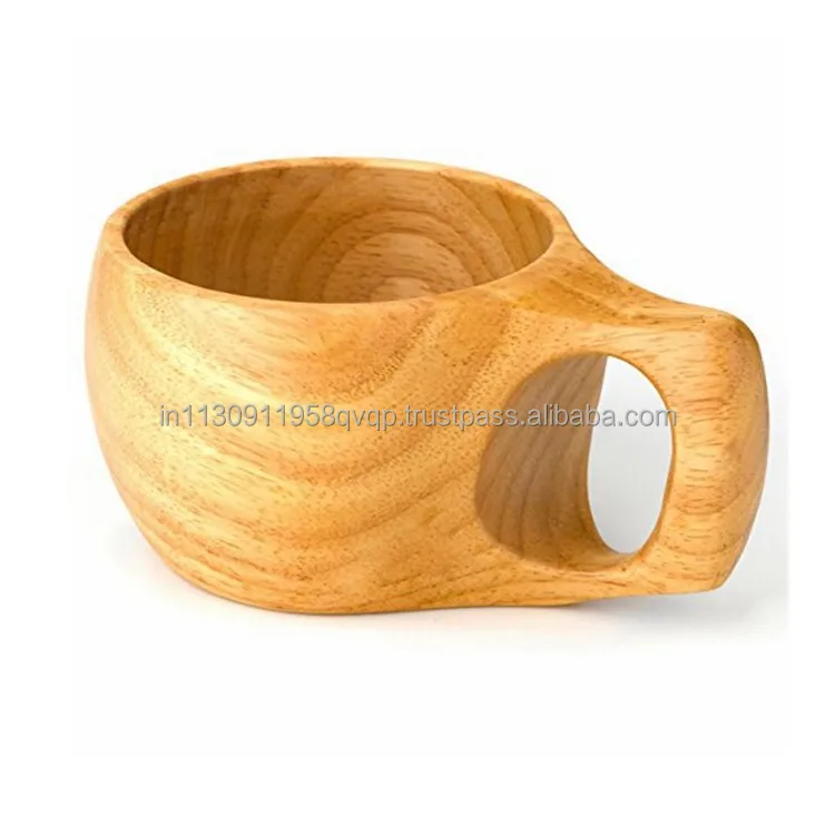 Wood Coffee Mug, Decorative Cups, Teacups
