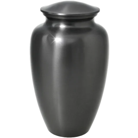 Classic Black Solid Antique Memorial  Metal Brass Adults Human Funeral  Ashes Cremation urns American/European Style