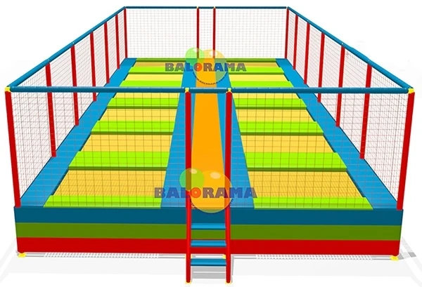 Twelve Bed Commercial Trampoline Park, Outdoor Playground Trampoline