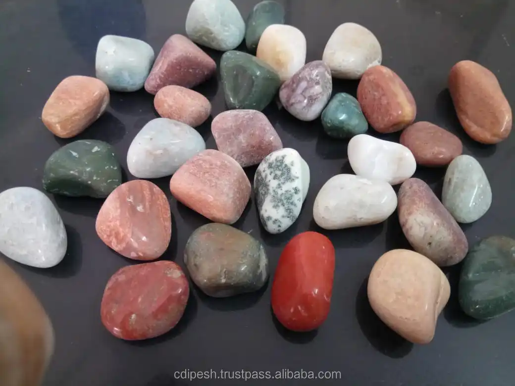 Разобранная галька оникса, камень для украшения дома