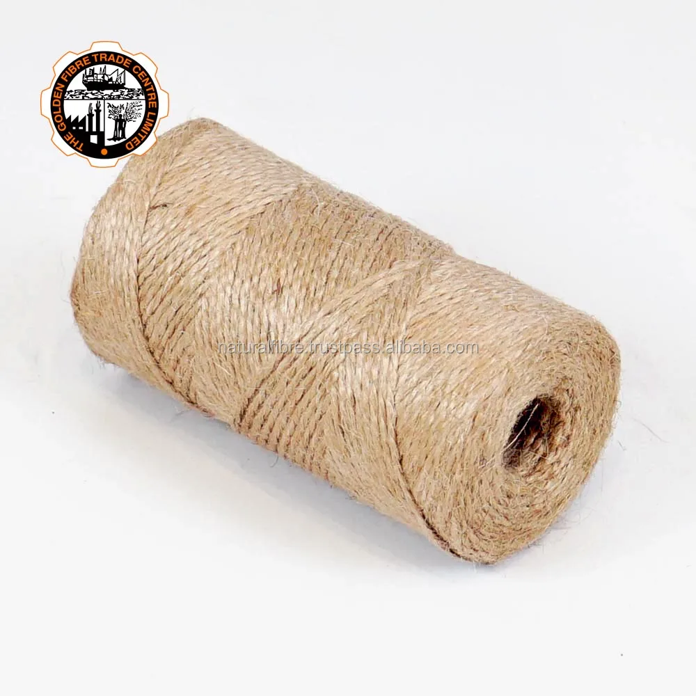 
Hessian Quality 100% Natural Carpet Making Hank Packed 1ply to 5ply Jute Yarn 