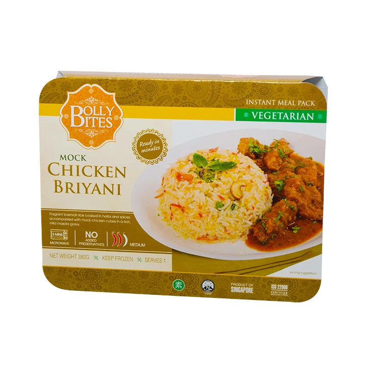 
Singapore Delicious Instant Meal Mock Chicken Briyani Rice 