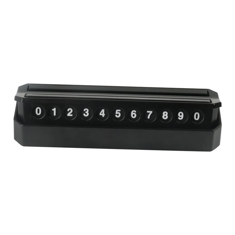  Временная парковочная карта переключатель 3D Скрытая табличка с номером телефона