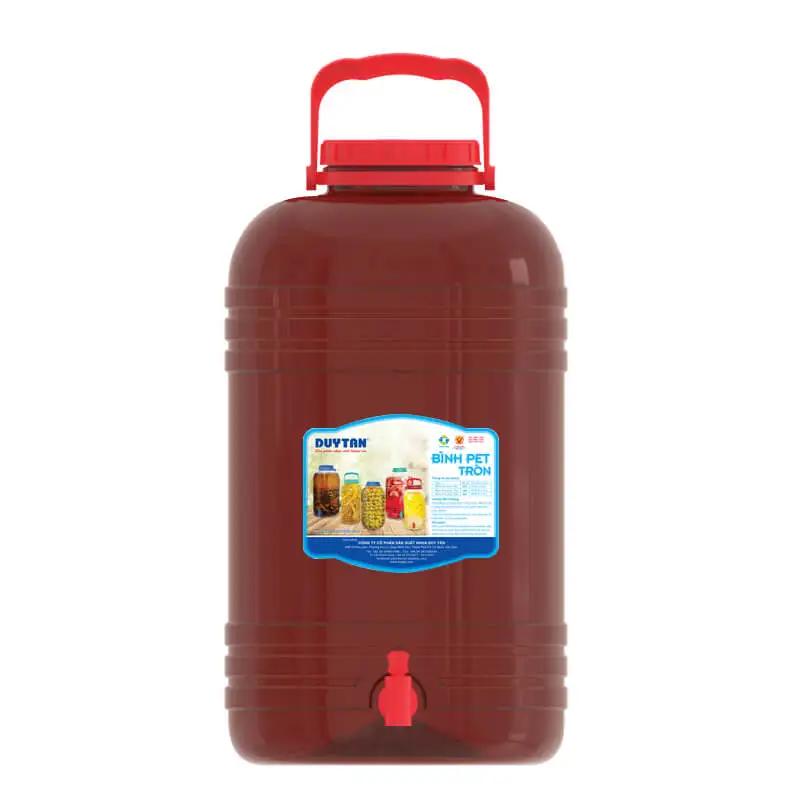 
2018 water bottle PET bottle 10L 15L 20L with handle BPA Free plastic drinking water bottle can contain tomatoes sauce 