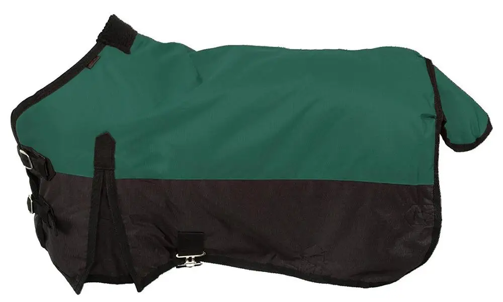 Black Brown 1680D Ballistic Nylon Turnout Blanket for Horses Waterproof Summer Horse Rugs with Ripstop Fabric Shell
