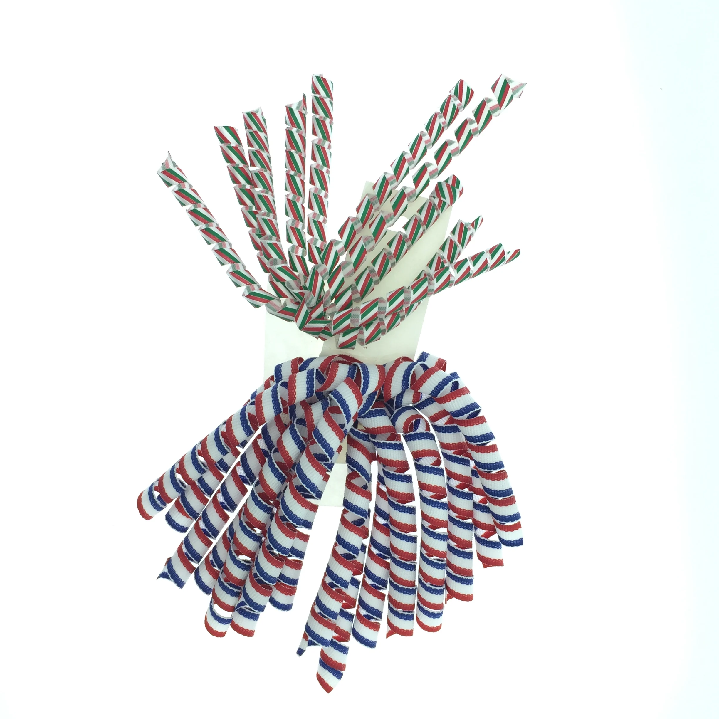 France flag 3 colors polyester grosgrain ribbon curl cascade