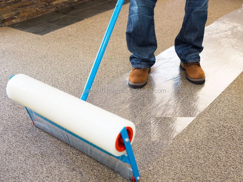 PE Film Base Acrylic Adhesive High Quality No Transfer Carpet Protection Tape