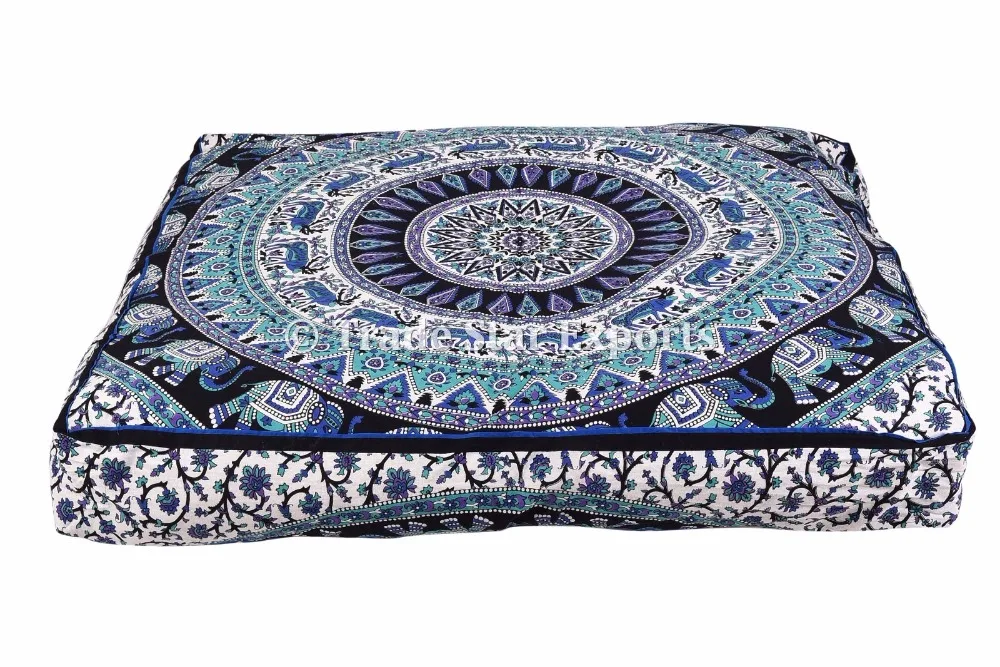 Индийский мандала Гобелен Наволочки Подушка Pet Обложка Медитации Пол Наволочки