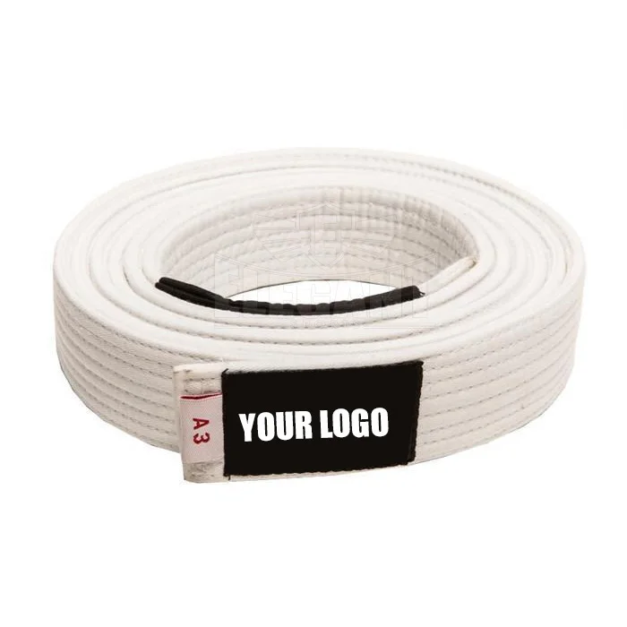 Low MoQ Customized rand Logos Brazilian jujitsu kimonos high quality bjj belt in purple color Women Sports Gear