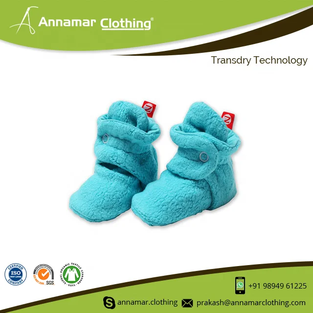 Indian Supplier Pure Organic Cotton Baby Booties