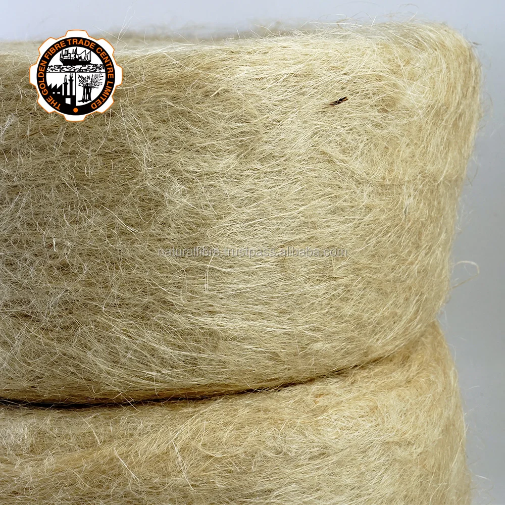 
Standard Quality 100% Biodegradable Nonwoven Felt Making Sliver Uncut Kenaf 