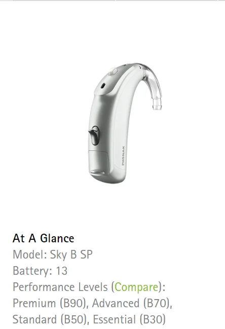 Best Selling Products Hearing Aids phonak sky B 70 SP bte digital programmable for kids pedriatic hearing aids