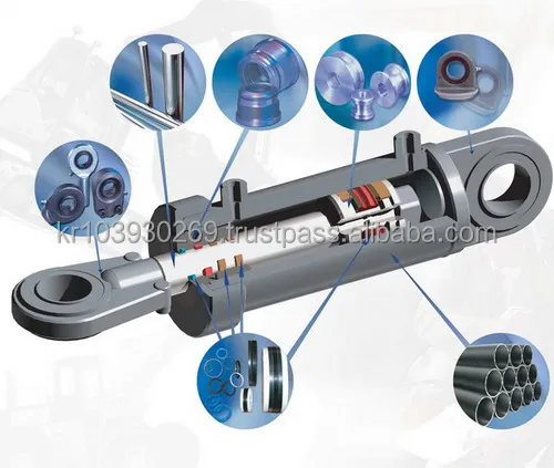 K330-6, SK115, SK430, SK450, SK460, SK480 Excavator Hydraulic Arm Boom Bucket Cylinder and Seal Kit