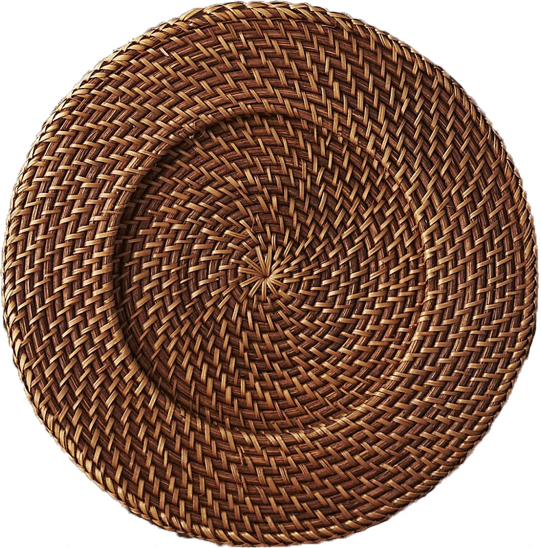 Hot sale rattan charger plate  cheapest products online wholesale
