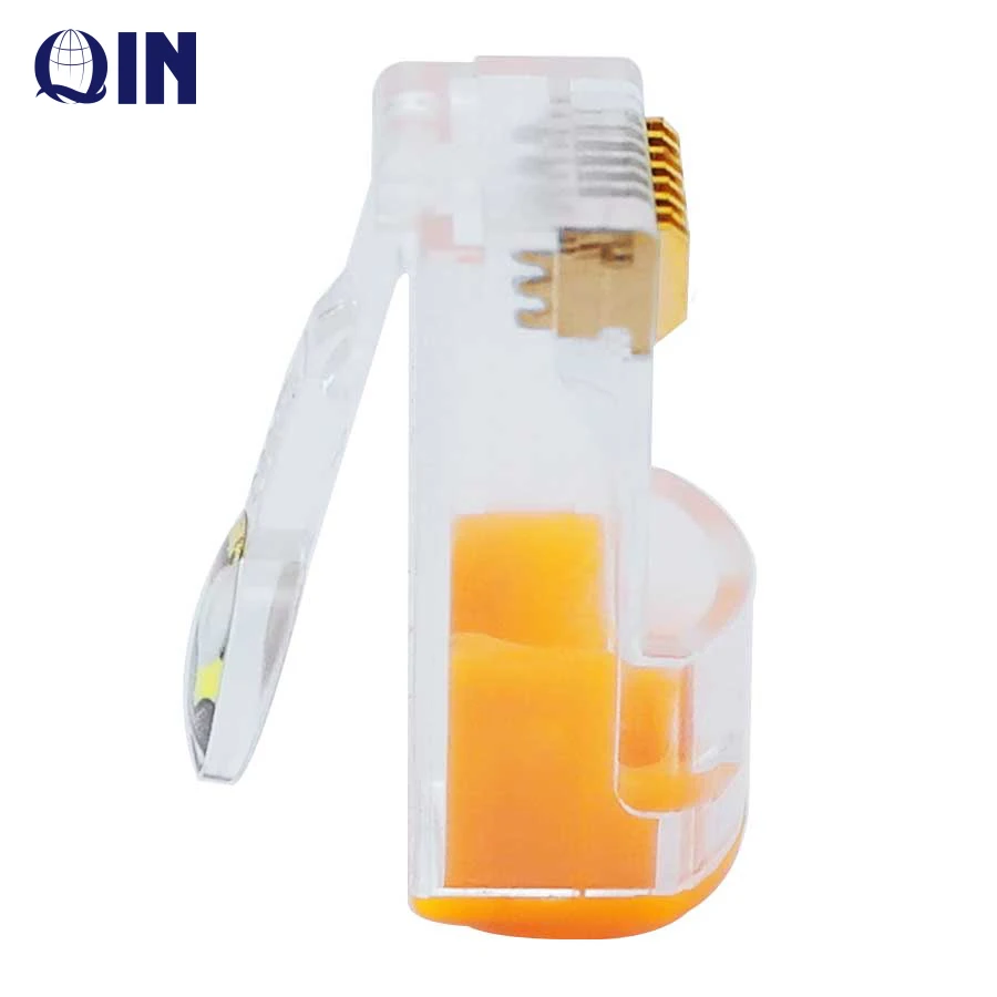 Hot Sale UTP/FTP Cat5e Cat6 Cat7 RJ45 Connector for all Size Cables 8P8C Modular Plug, 3 in 1