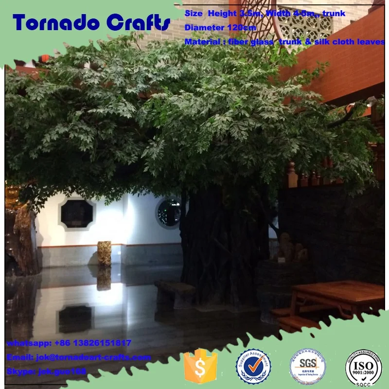 2016 Tornado outdoor decorative artificial plants live ficus tree on sale
