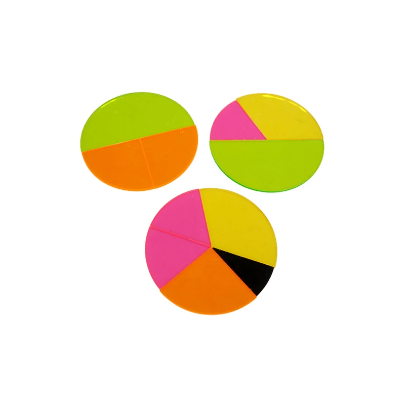 
GD - Circle Fraction Tiles Plastic math toys 