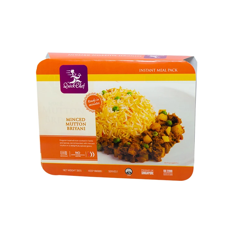 
Frozen Food Non-Vegetarian Minced Mutton Briyani Rice 