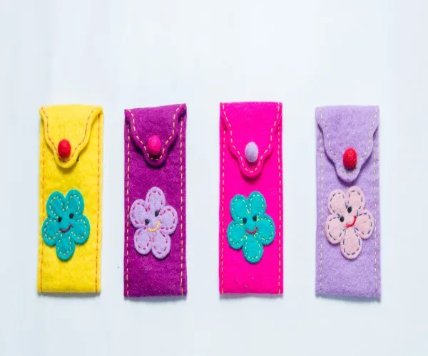 Оптовая продажа, экологически чистый пенал из шерстяного войлока