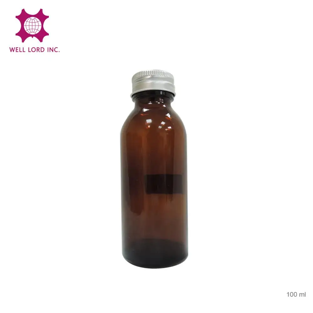 Italian unique best quality 100ml flask shampoo oil glass bottle