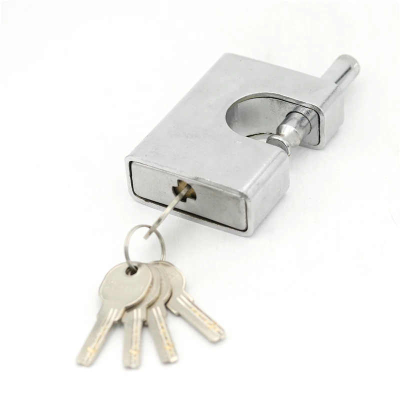 
Top Sale Safe 5 Brass Keys Iron Body Brass Cylinder Heavy Duty Padlock Size 84-94-104mm 