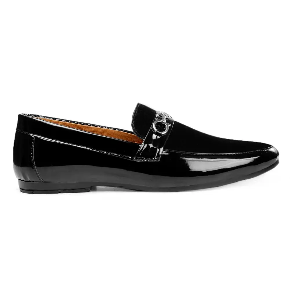 Wholesale custom made party wear formal PU leather dress shoes for men