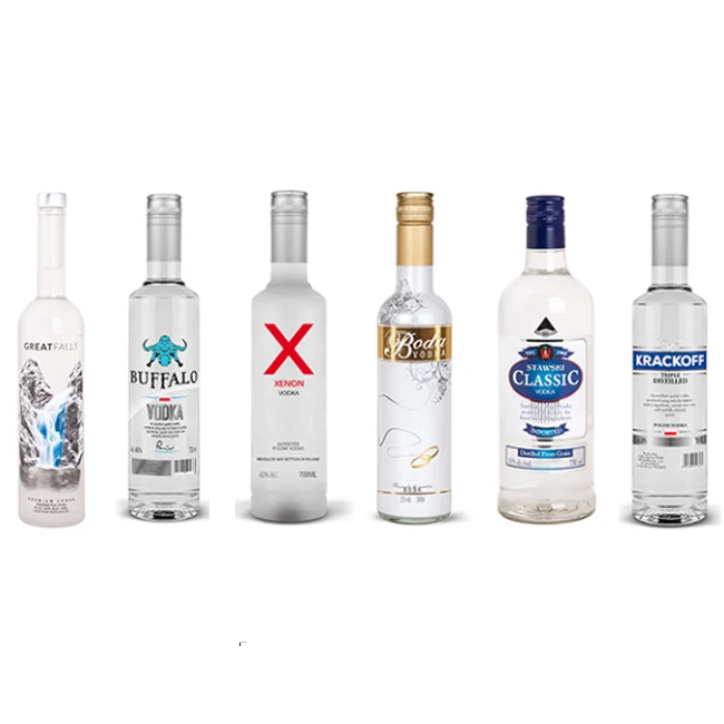 Superior Quality and Rich Taste Private Label Vodka Bottle in Bulk