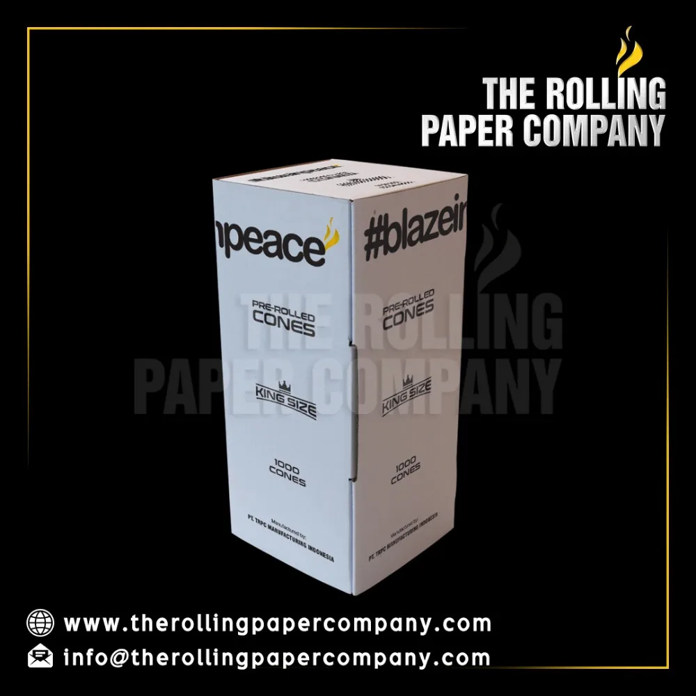 Wholesales Custom Brown Pre Rolled Smoking Cones at Lowest Cost