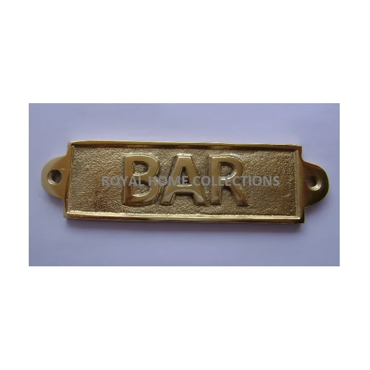 Винтажная декоративная табличка для бара