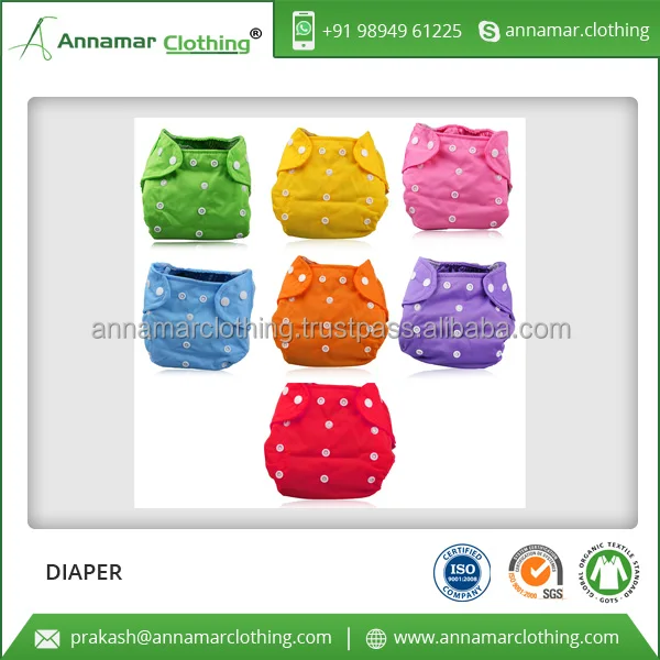 Bulk Cotton Baby Cloth Diaper extra soft more comfortable and adjustable baby diaper direct from indian supplier