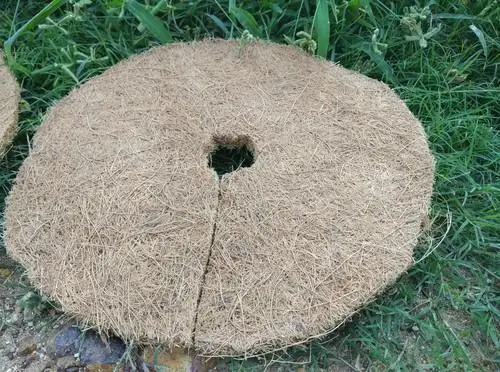 Coir Disc Mulch Mat - Double Latex-ed Export Quality