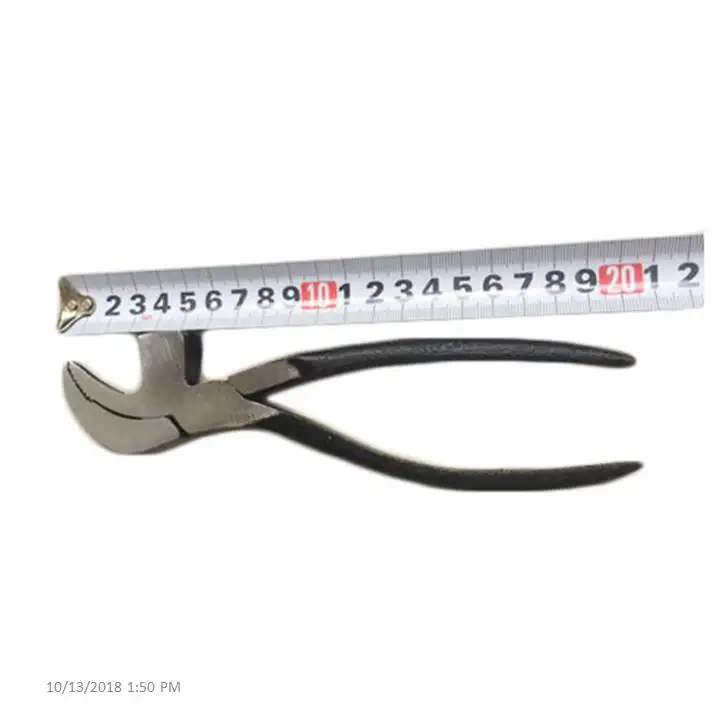 Steel Leathercraft Cobbler Pliers Pincers with Hammer for Shoemaking Leather Craft DIY Working Tool