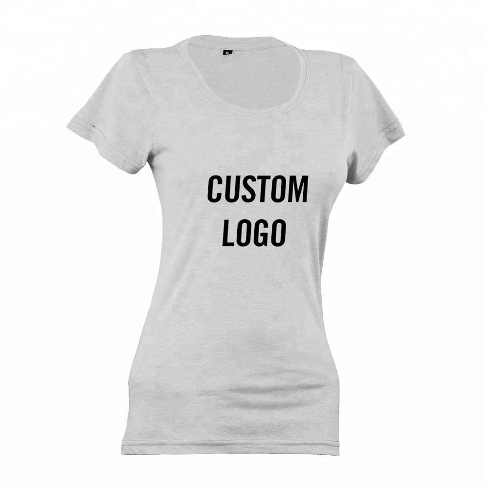OEM 100% Cotton Women Short Sleeve TShirts
